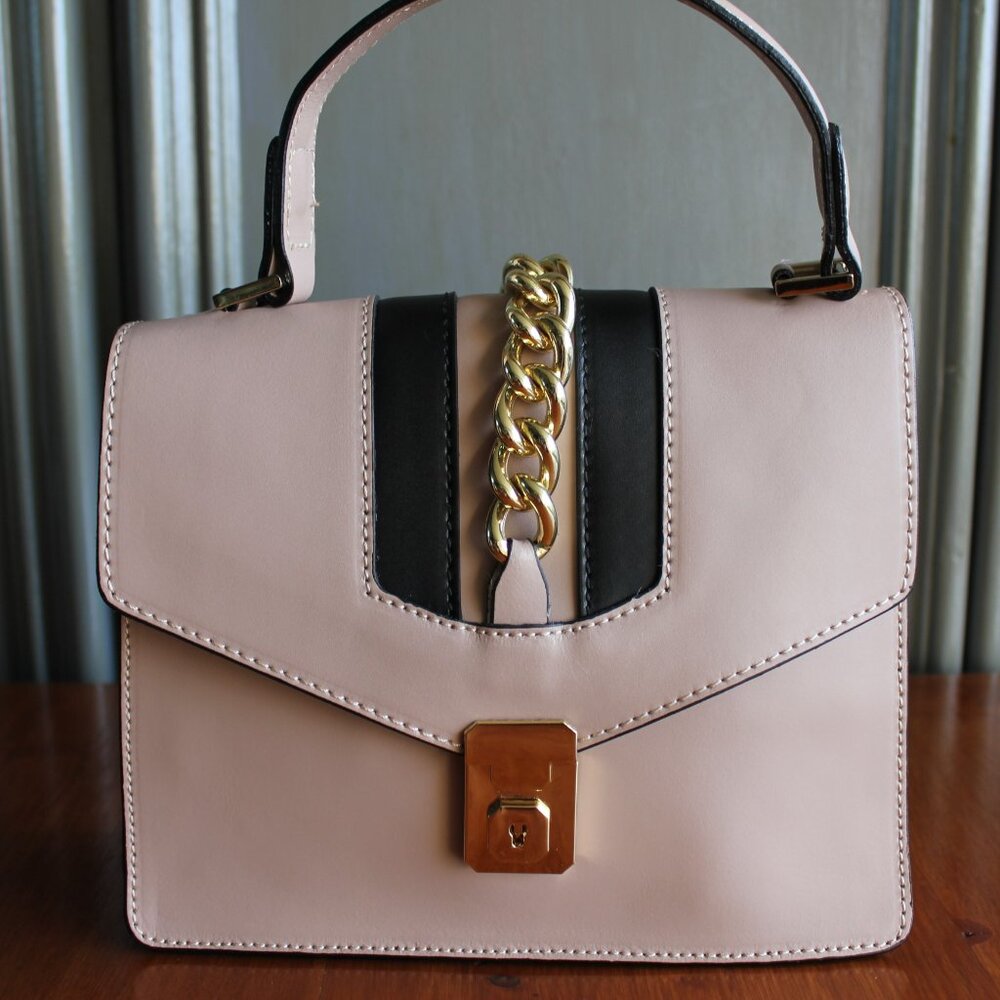 Italian Leather Top handle leather handbag